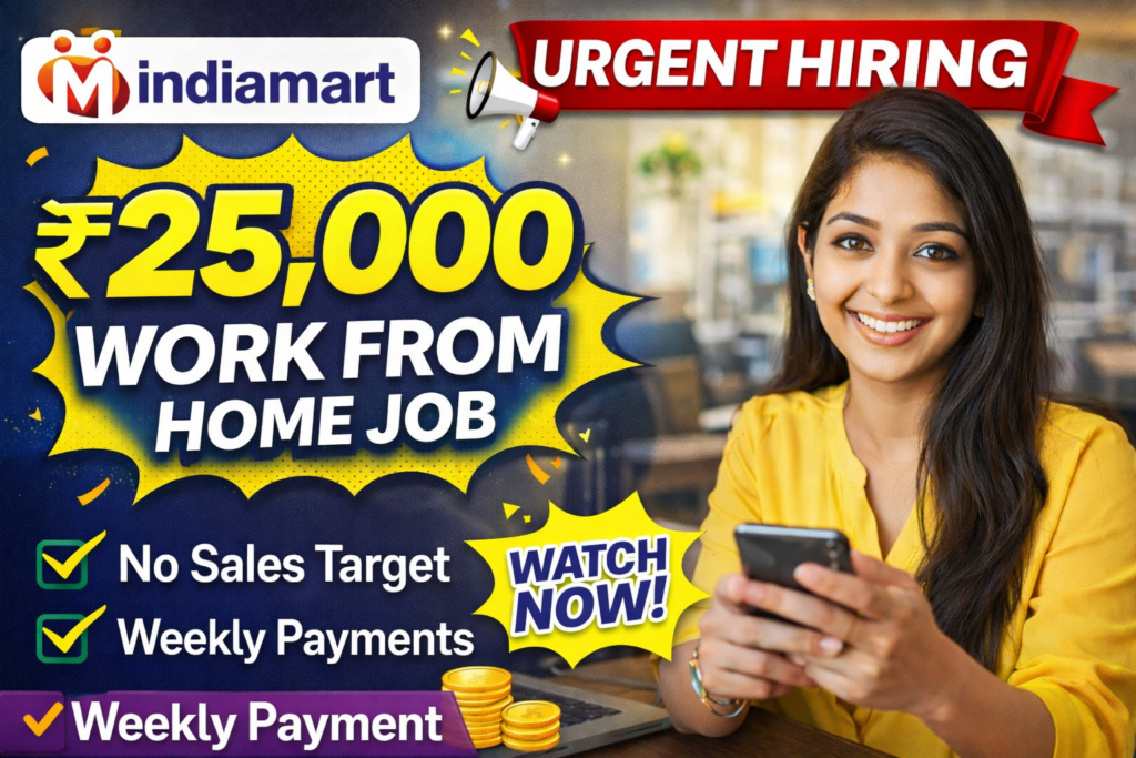 IndiaMART Tele Associate Program WFH 2026