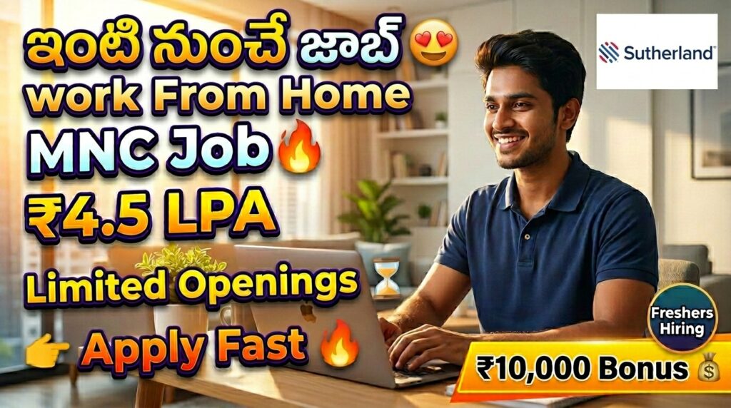 Sutherland Work From Home Job 2026