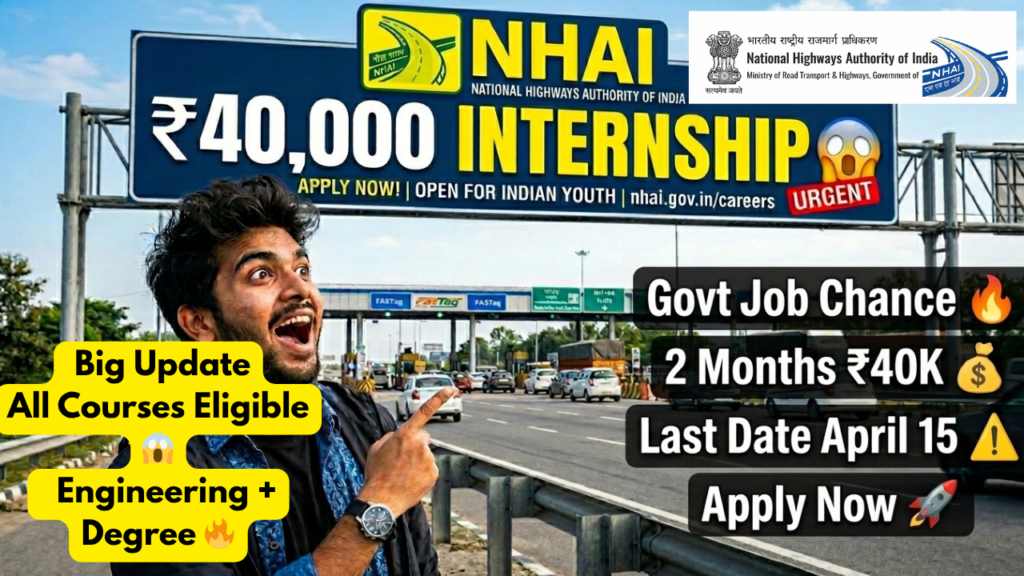 NHAI Internship 2026